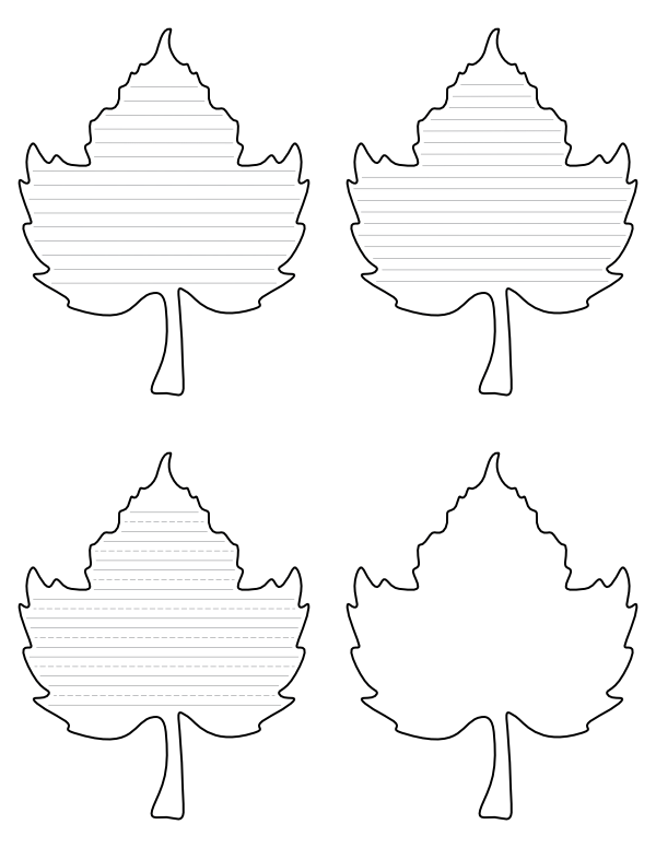 Free printable pumpkin leaf