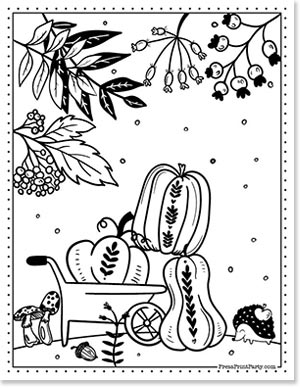 Free printable pumpkin coloring pages perfect for fall