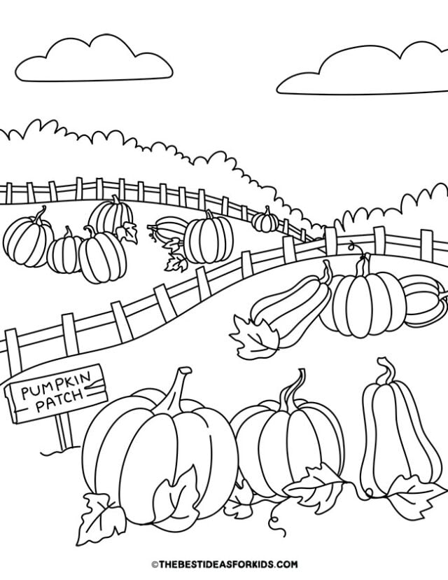 Pumpkin coloring pages free printables