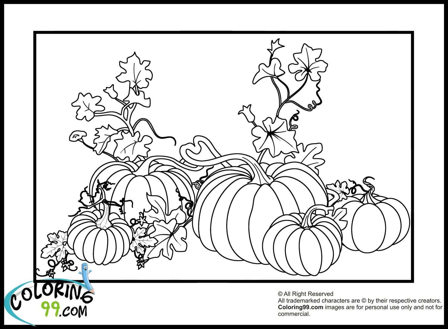 Pumpkin coloring pages team colors