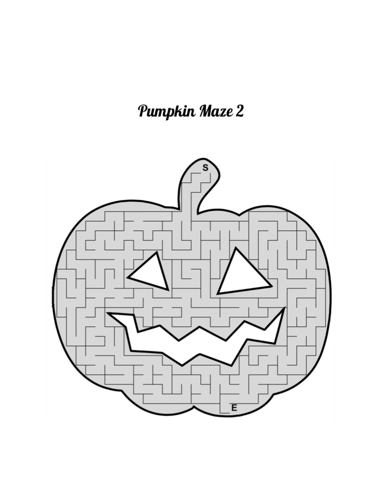 Pumpkin fun activity pages pumpkin word search pumpkin mazes pumpki â fun happy home printables