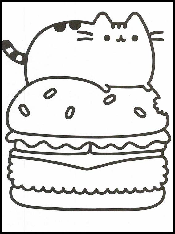 Pusheen coloring book