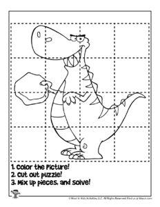 Printable coloring puzzles for kids woo jr kids activities childrens publishing