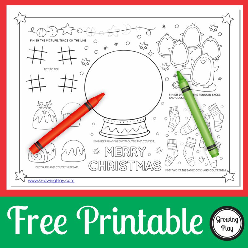 Free printable christmas puzzles