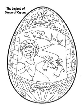 Easter lent pysanky ukrainian easter eggs read alouds and coloring activities