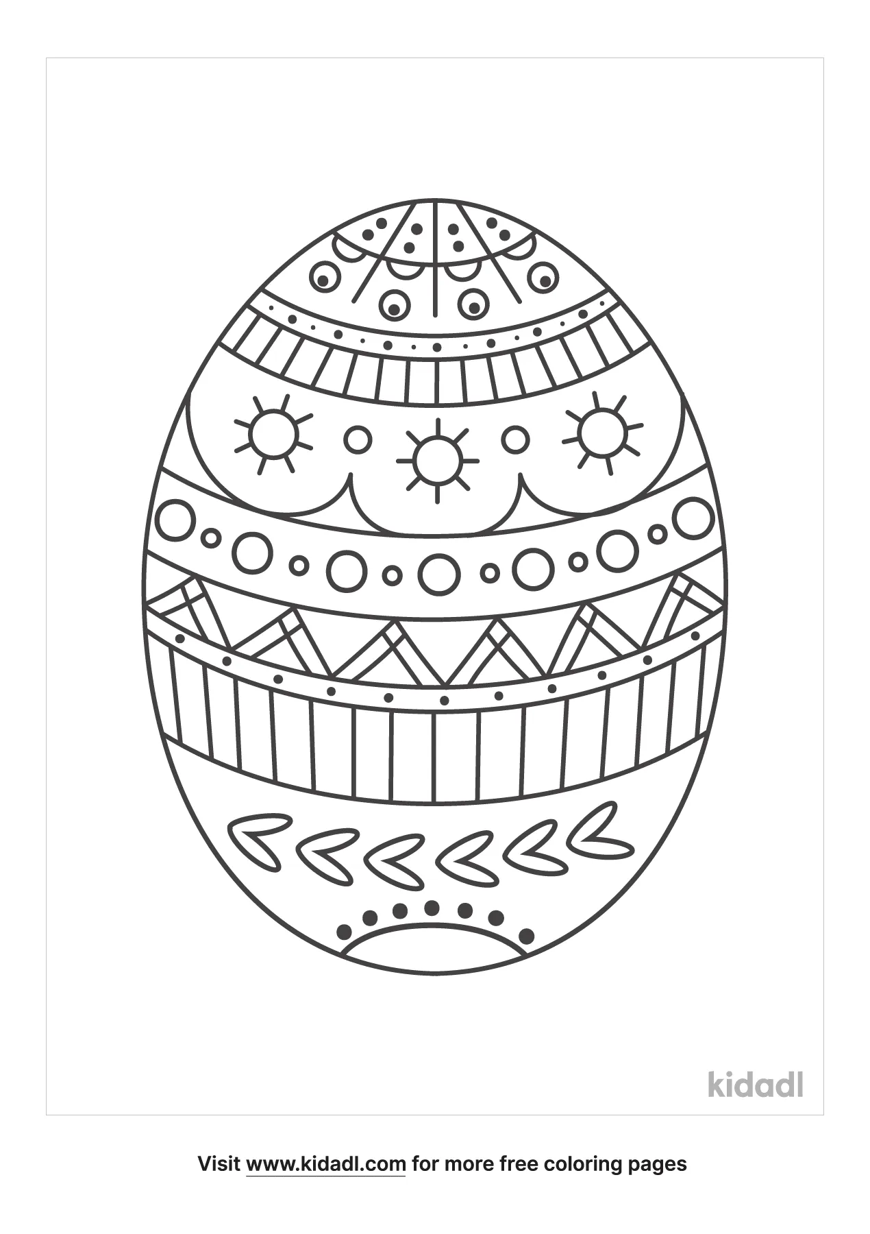 Free pysanky coloring page coloring page printables