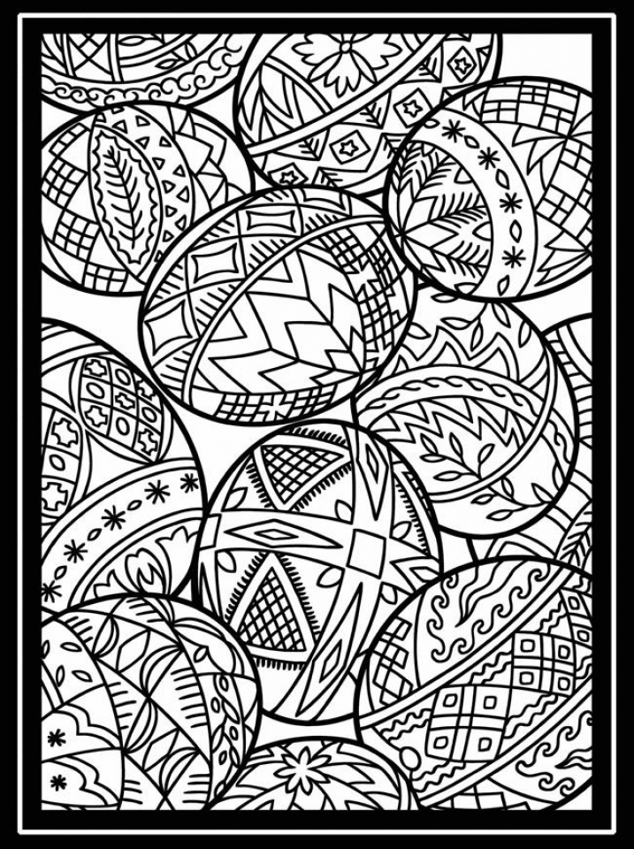 Get this free printable easter egg coloring pages for adults