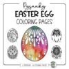 Pysanky eggs coloring pages