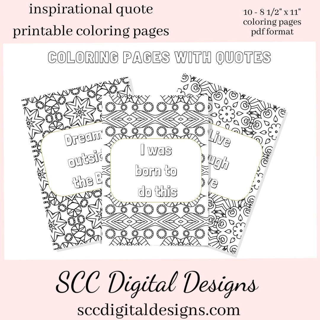 Adult coloring pages mandala printable wall art print at home inspi â scc digital designs