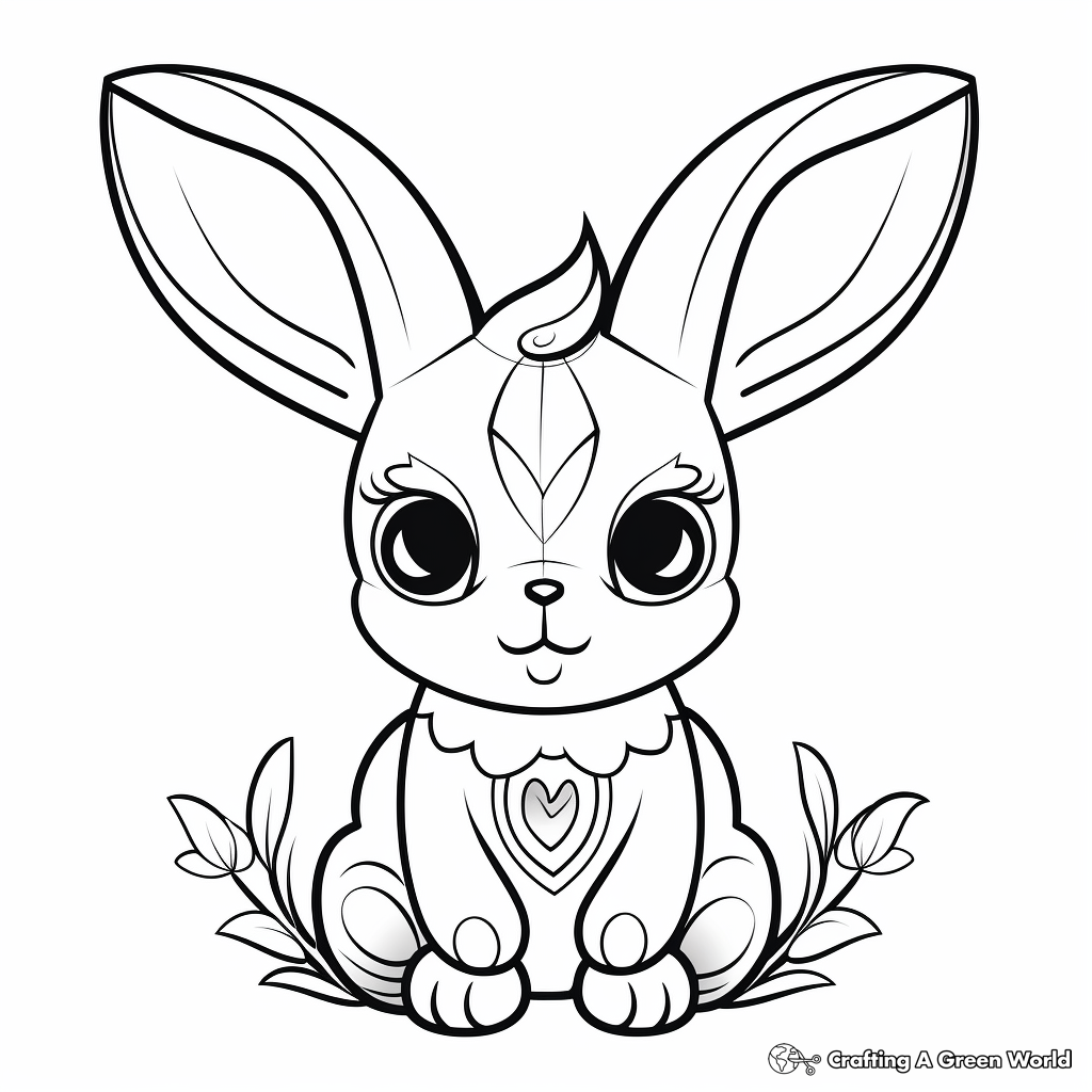 Year of the rabbit coloring pages