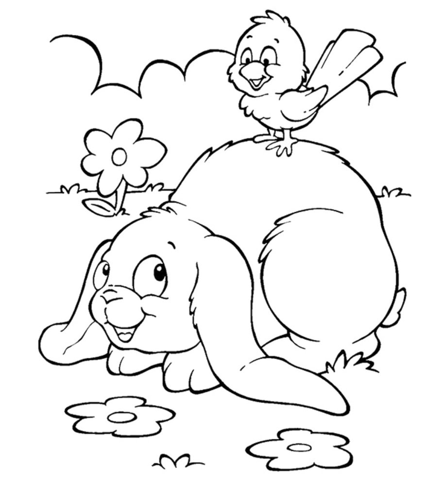 Top free printable bunny coloring pages online