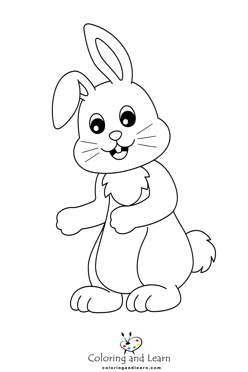 Rabbit coloring pages