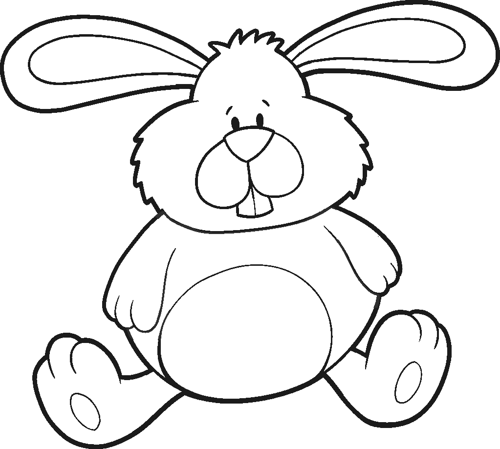 Bunny coloring pages