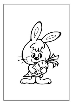 Keep your kids entertained for hours with our printable rabbit coloring pages