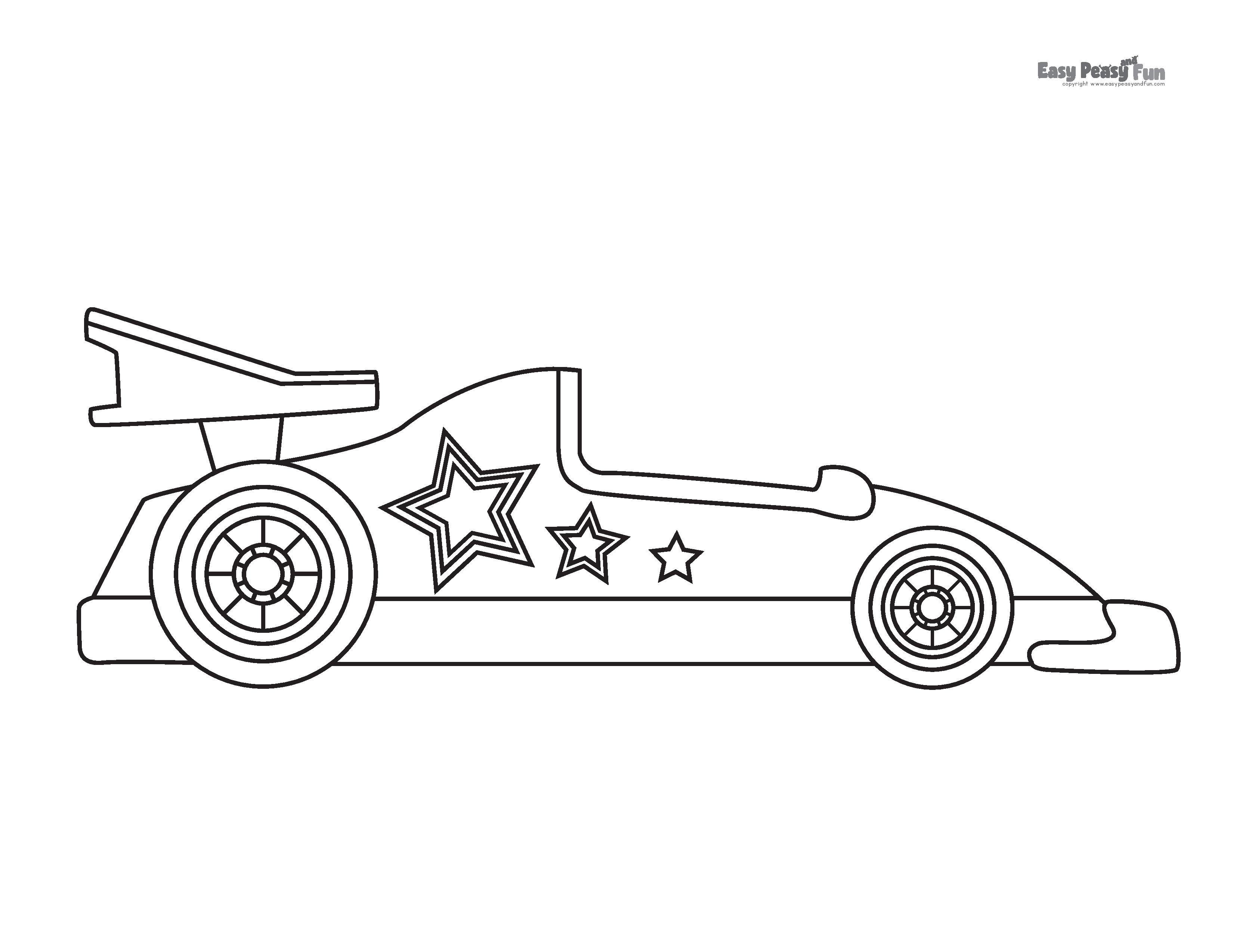 Car coloring pages