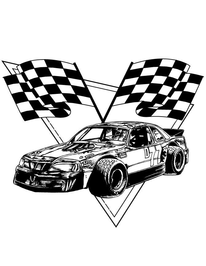 Race car checkered flags coloring page cars coloring pages race car coloring pages race cars