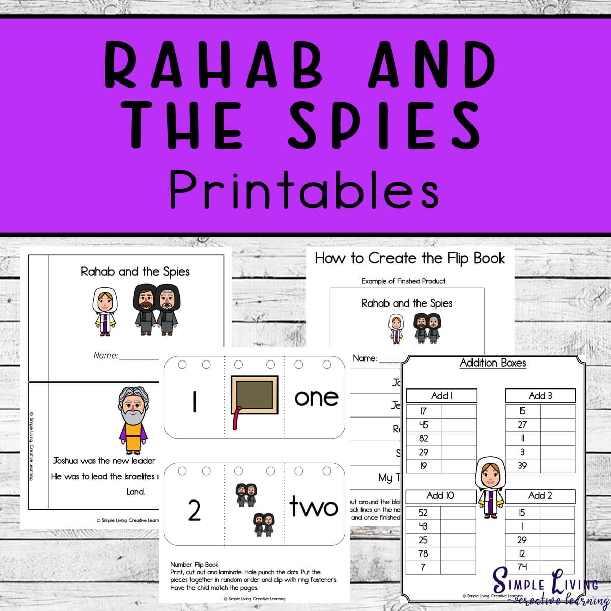 Rahab and the spies printables