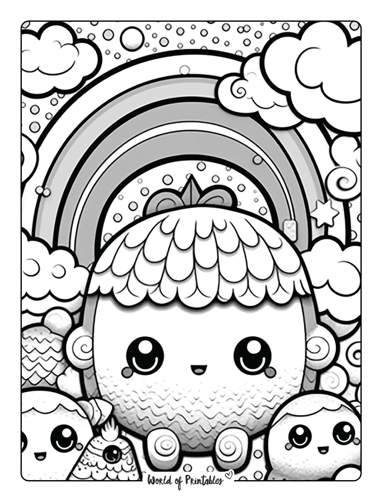 Best rainbow coloring pages to brighten your day