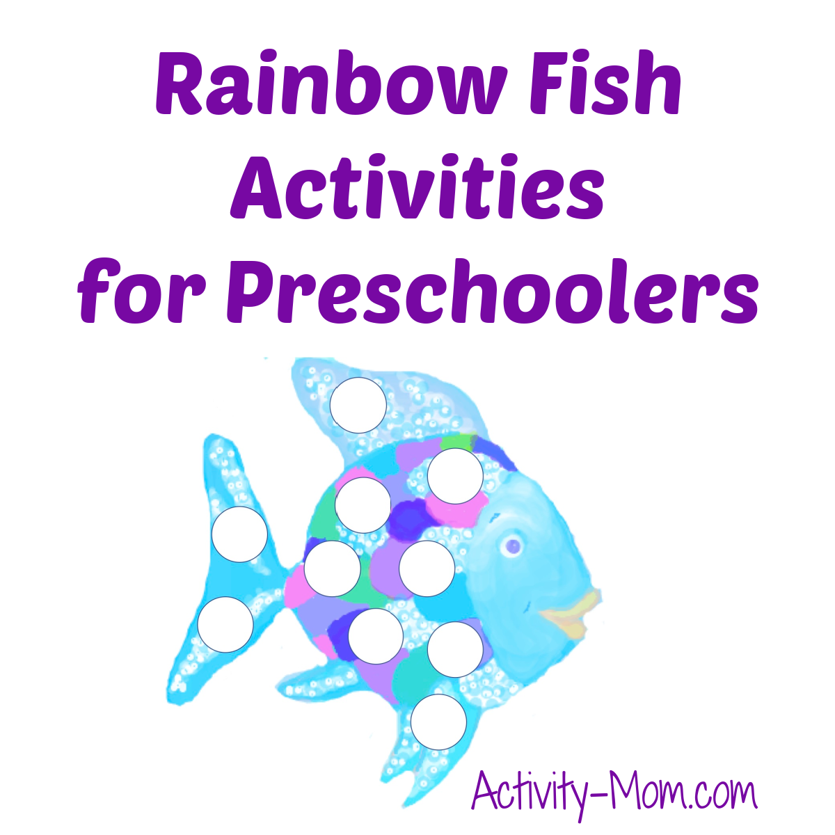 The rainbow fish activities and crafts for preschoolers