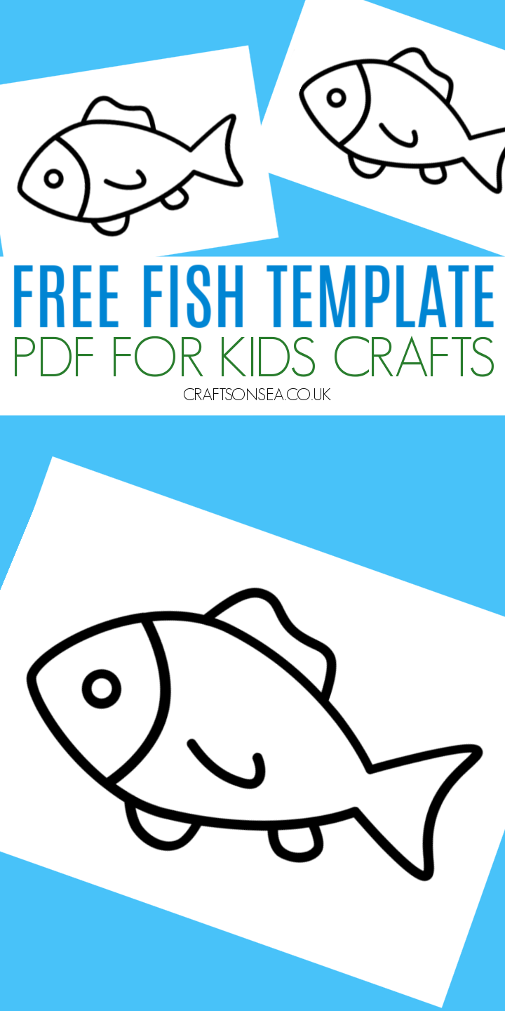 Fish printable free craft template pdf