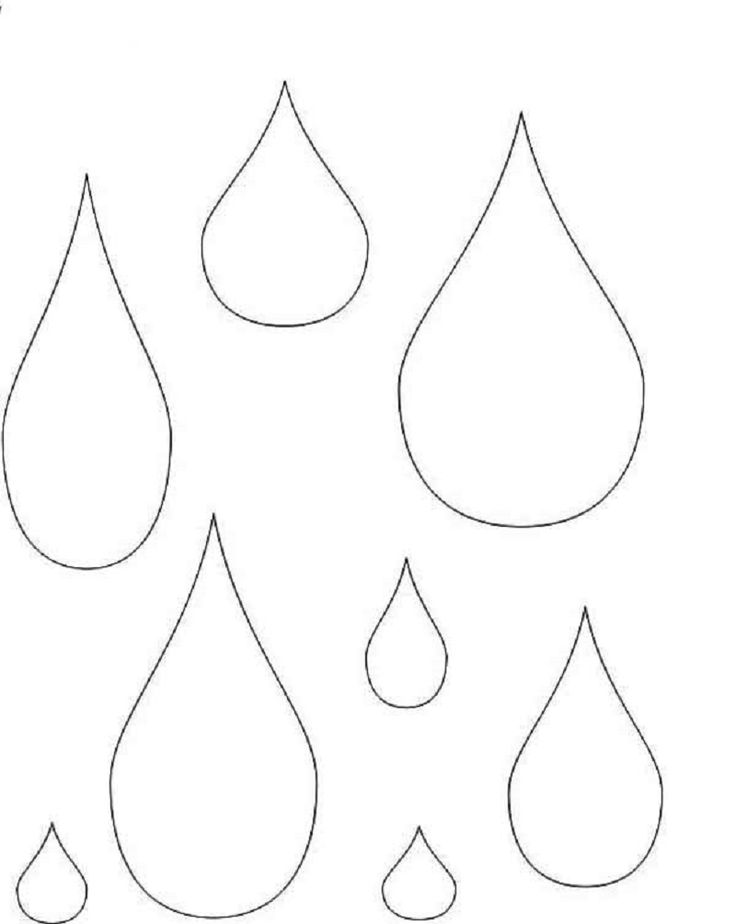 Raindrop coloring page educative printable free printable coloring pages templates printable free coloring pages