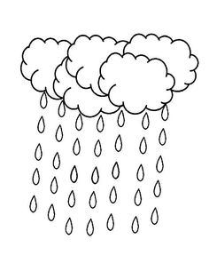 Raindrop coloring page ideas coloring pages coloring pictures rain drops