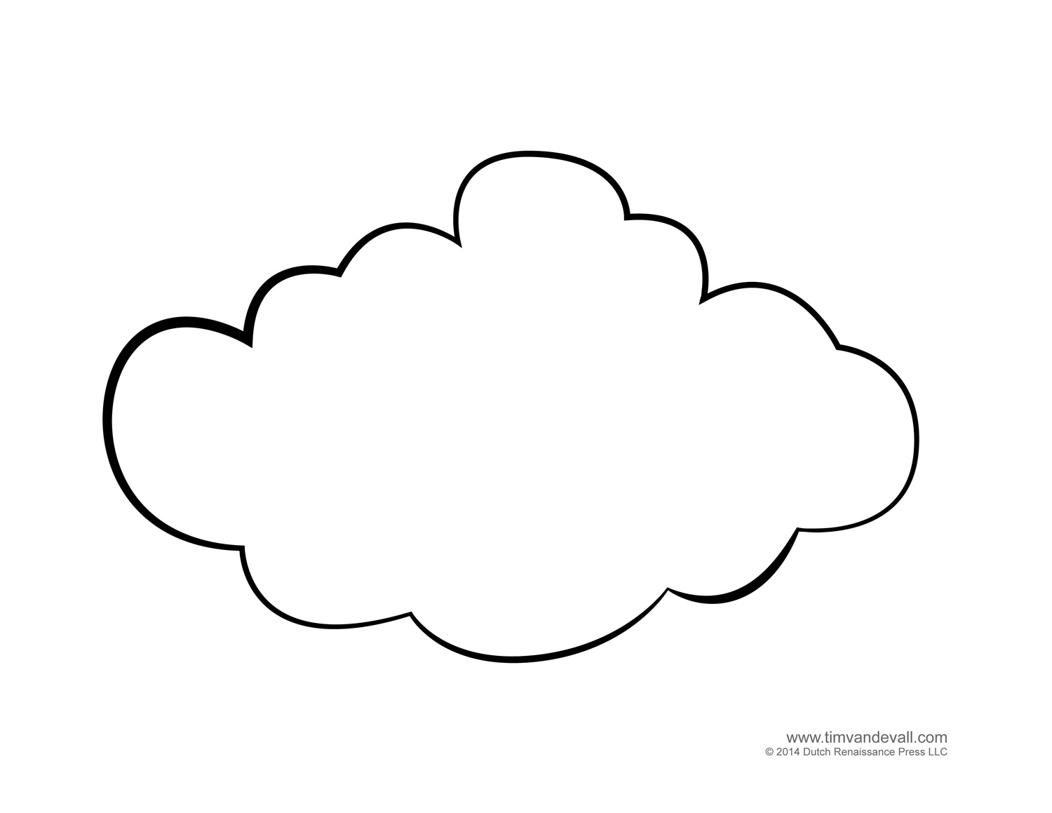 Weather for kids free cloud templates and weather coloring pages â tims printables