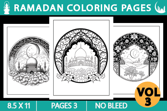 Printable ramadan coloring pages for teens adults