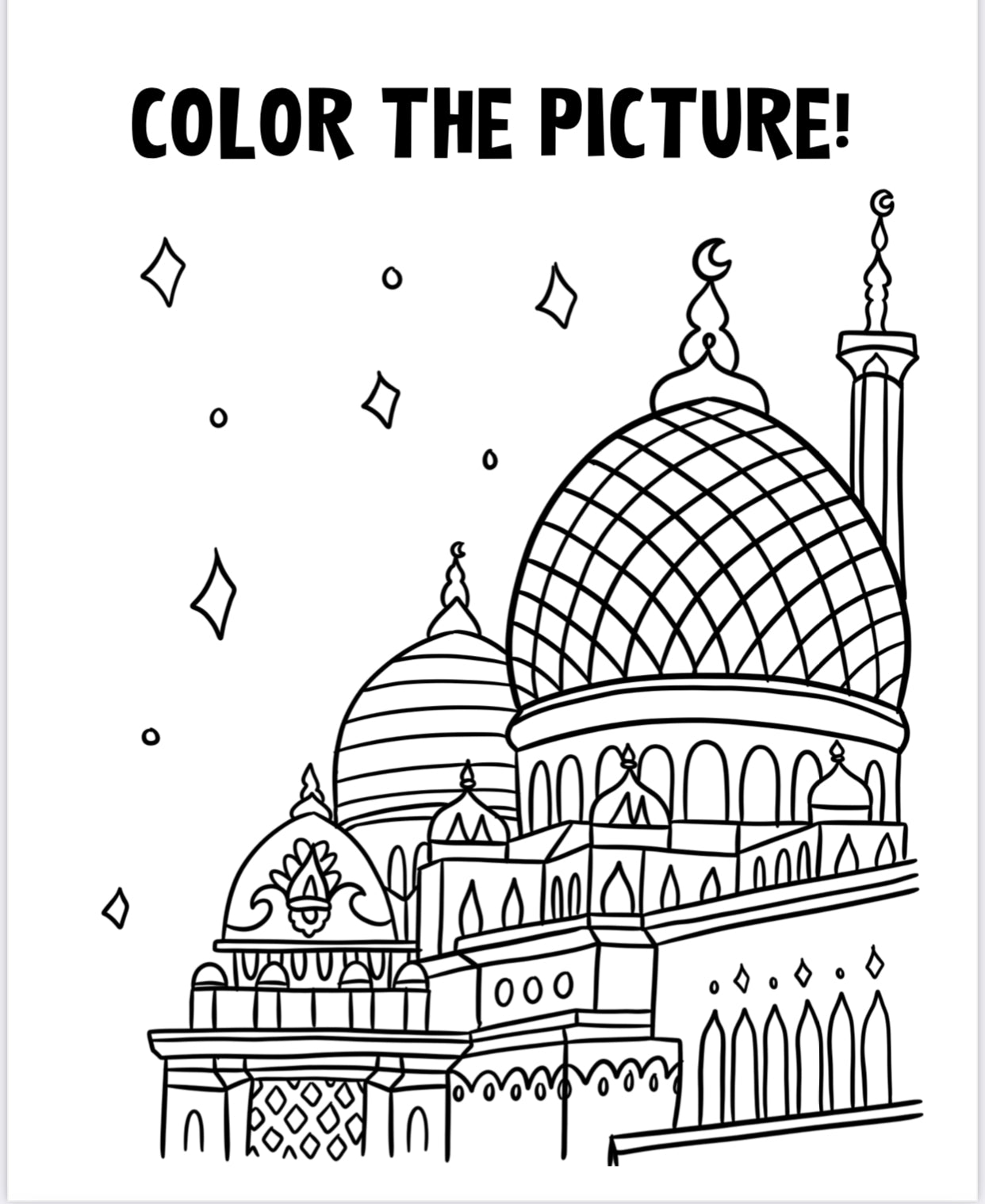 Islamic printable worksheets best worksheets crescent moon store