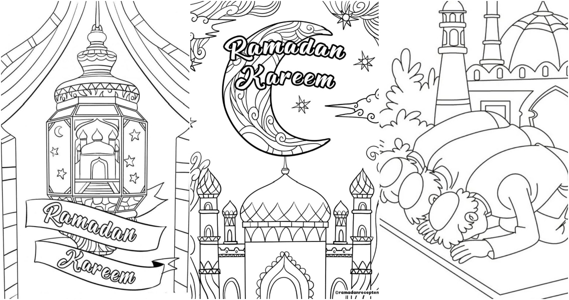 Free ramadan coloring pages for kids