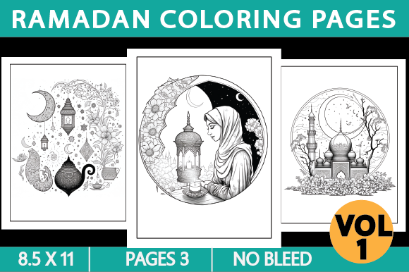 Printable ramadan coloring pages for teens adults pngs market