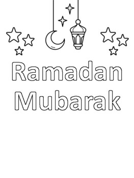 Ramadan colouring tpt