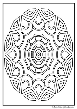 Rangoli colouring pages