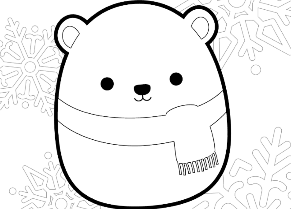 Squishmallow coloring pages