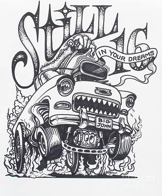 Rat fink art prints for sale