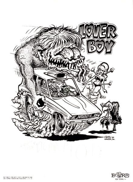 Pin by julie gomes on lowrider and other cars to color drawings cartoon art rat fink