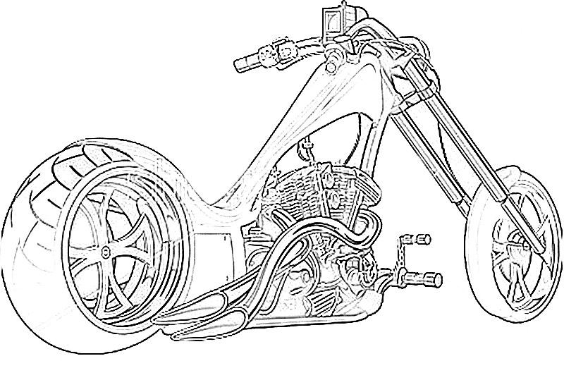 Types of motor vehicles printable coloring pages for kids