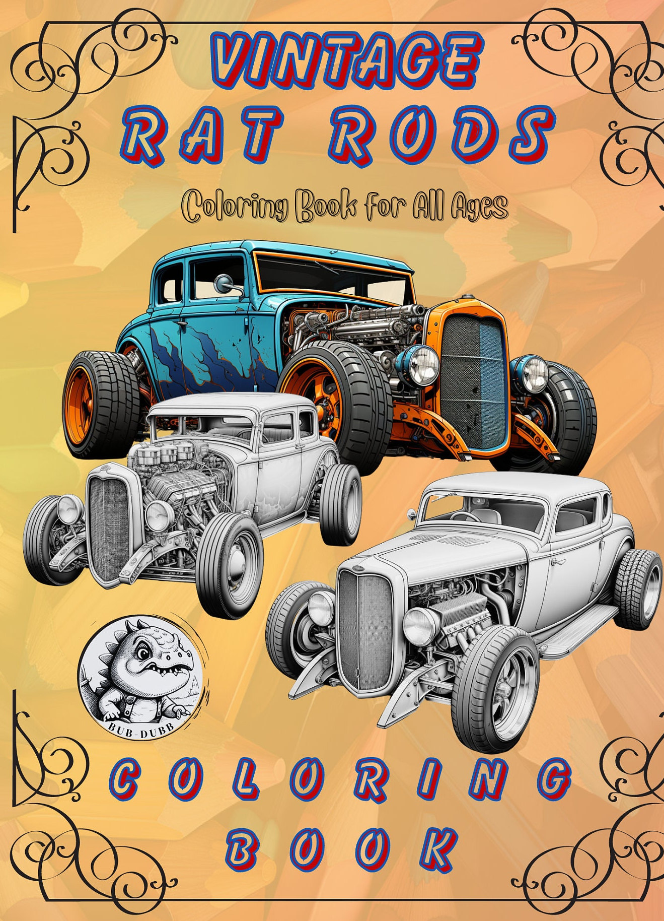 Hot rod coloring