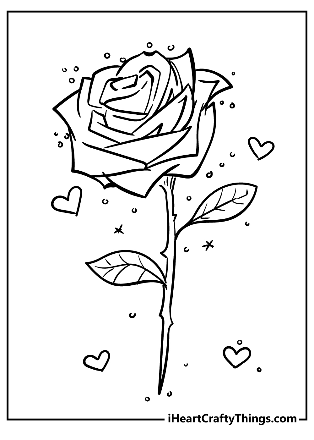 Flower coloring pages free printables