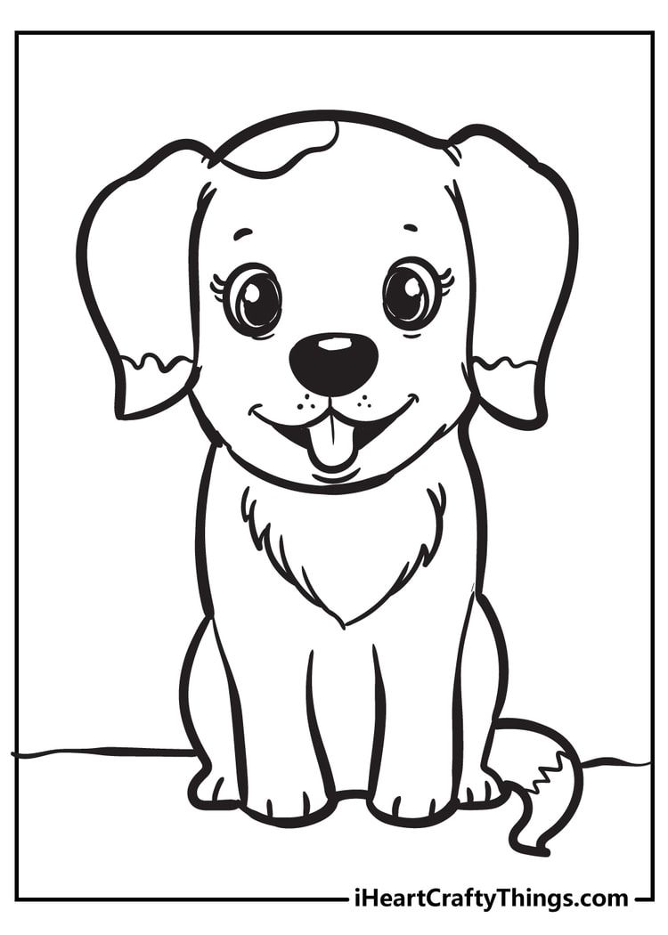 Free dogs coloring pages puppy coloring pages dog coloring page cute coloring pages