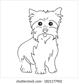 Puppy coloring pages dog coloring pages stock vector royalty free