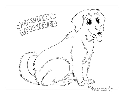 Free dog coloring pages for kids adults