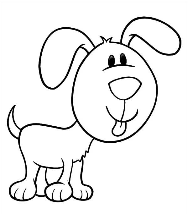 Puppy coloring pages