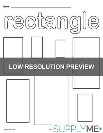 Rectangles coloring page