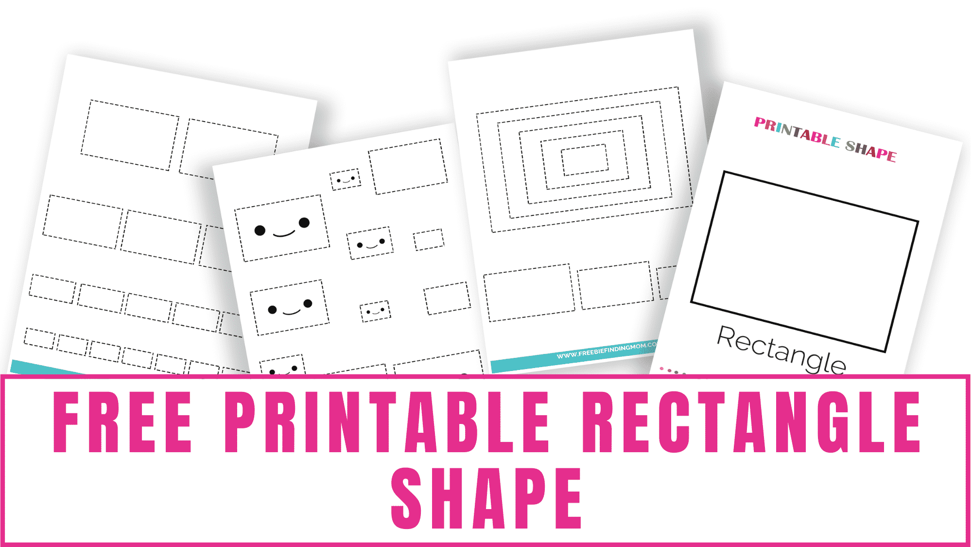 Printable shapes coloring pages pdfs