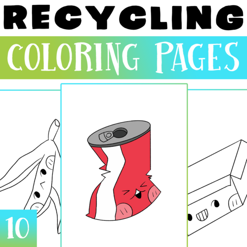 Recycle coloring pages recycling coloring worksheet activity morning works made by teachers