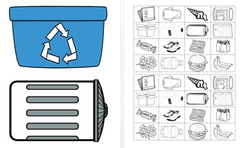 Recyling vs trash sort by chantelle moore tpt