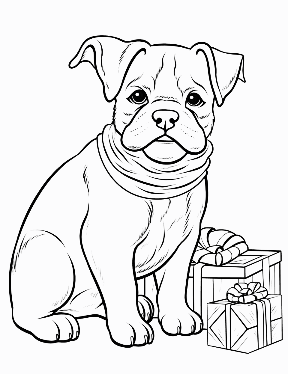 Puppy coloring pages free printable sheets