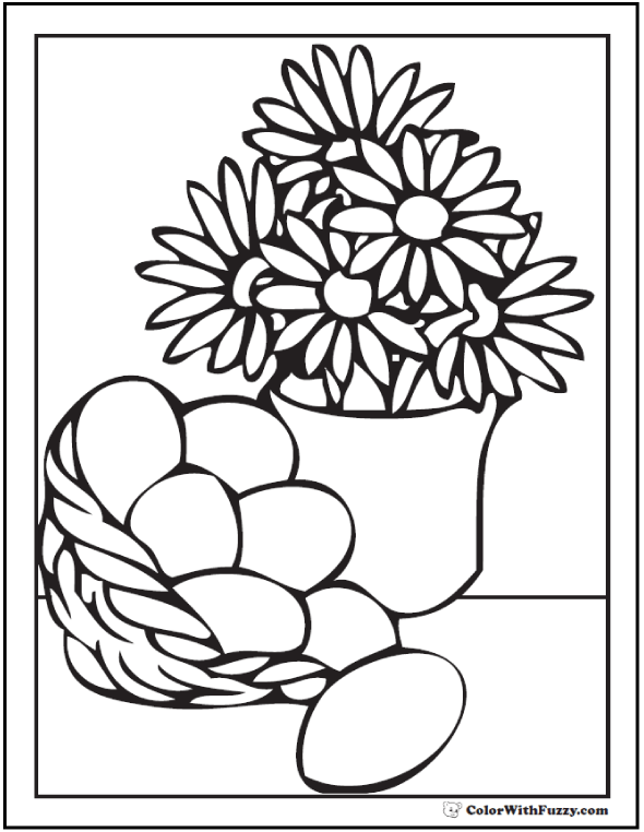 Flower coloring pages â tulips roses lilies daisies bouquets