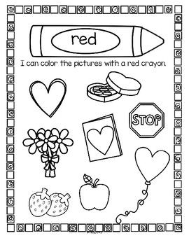 Color red valentines centers activities and printables color red activities preschool color activities preschool colors